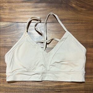 Balance Athletica Women's Cream Sports Bra